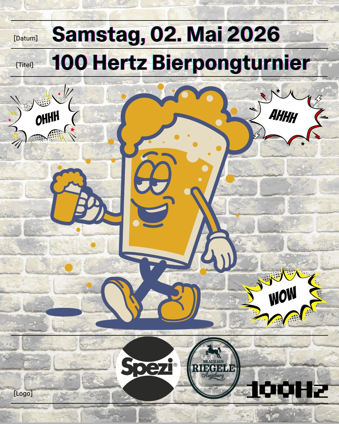 [02.05.26] 100 Hz Bierpong-Turnier powered by Riegele