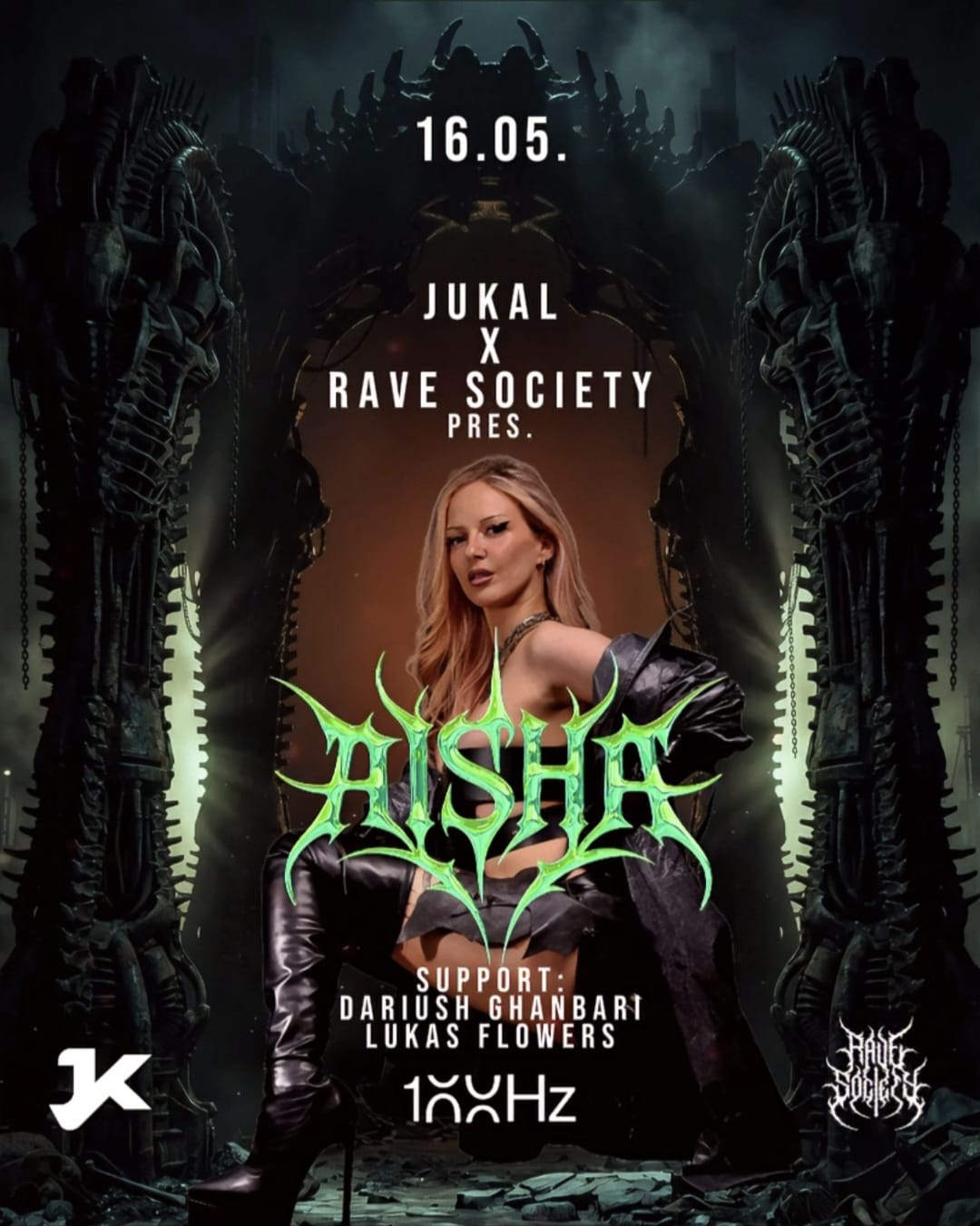 [16.05.26] Jukal X Rave Society pres. AISHA