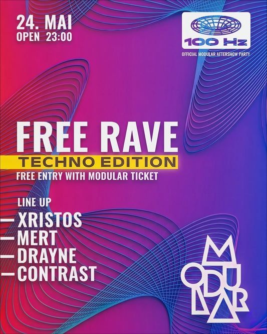 [24.05.26] MODULAR AFTERPARTY - FREE RAVE TECHNO EDITION