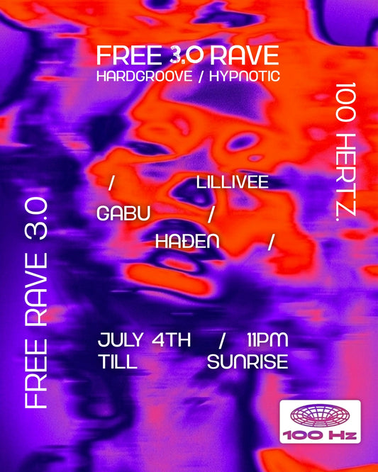 [04.07.26] FREE RAVE #3 - Hardgroove / Hypnotic