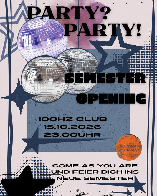 [15.10.26] Semester Opening Party